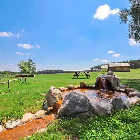 Landgut Voigtsmuhle Luxus Chalet Mit Privatsauna וילה Friedland (Brandenburg)